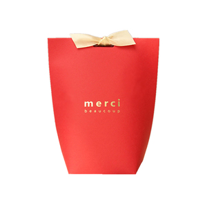 WLT2-242-bolsa de papel para cosméticos, embalaje de regalo de tamaño pequeño, clásico, blanco y negro, con impresión de logotipo de lámina dorada personalizada - Product Image 3