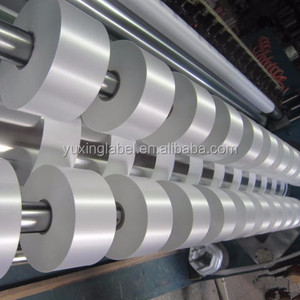 Chất lượng tuyệt vời Polyester băng vải hai mặt đầy màu sắc 50mm bạc Satin Ribbon nhãn CuộN - Product Image 5