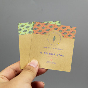 Alüminyum folyo Kraft kağıt dışında özel poşet çanta çay yaprakları için - Product Image 3