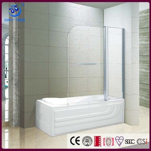 Pantalla <span class=keywords><strong>de</strong></span> ducha <span class=keywords><strong>de</strong></span> vidrio templado sin marco <span class=keywords><strong>de</strong></span> 6mm <span class=keywords><strong>de</strong></span> alta calidad KMRY bisagra recta <span class=keywords><strong>de</strong></span> estilo <span class=keywords><strong>de</strong></span> Hotel moderno <span class=keywords><strong>para</strong></span> <span class=keywords><strong>bañera</strong></span> <span class=keywords><strong>de</strong></span> <span class=keywords><strong>baño</strong></span> 2 años - Product Image 2