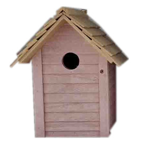Çok fonksiyonlu oyma ahşap kuş kafesi dış bahçe dekoratif Bluebird evi yuvalama kutusu Birdhouse - Product Image 1