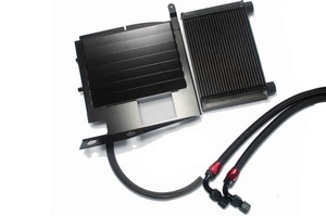 PQY STORE-สีดำน้ำมัน COOLER KIT สำหรับ BMW E36 E46 2015ใหม่น้ำมัน COOLER ชุด E36/46 PQY5129BK - Product Image 4