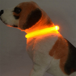 Collar de seguridad LED impermeable para perro, luz óptica parpadeante, recargable, venta al por mayor - Product Image 3