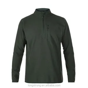 Fabriek Direct Goedkope Prijs Vrouwen Custom Quater Halve Rits Pull Over Polar Fleece Jack Mannen