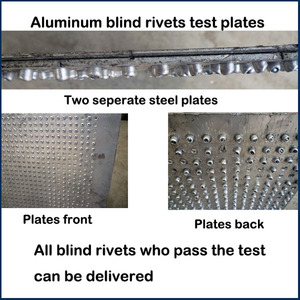 Rivets en aluminium, rivet aveugle à tête en aluminium trempé et mandrin en acier galvanisé / coloré - Product Image 4