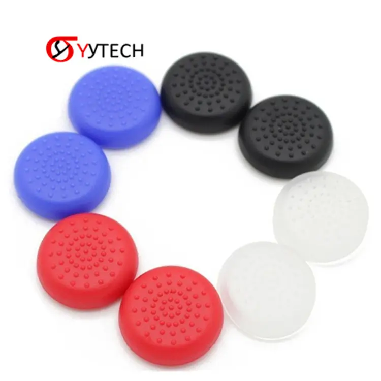 SYYTECH TPU Thumbstick Cover Case Cap Thumb Stick Grip for PS4 Controller