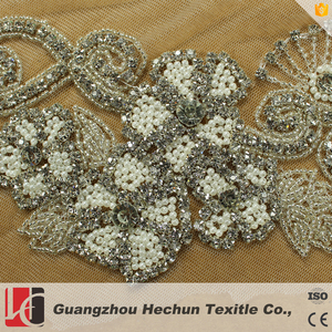 HC-0028 Applique en strass <span class=keywords><strong>de</strong></span> cristal <span class=keywords><strong>de</strong></span> haute qualité, 3D, phosphorescente, sans nickel, à coudre, extensible, écologique, vente en gros - Product Image 4