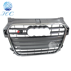 Griglia Anteriore Cromata <span class=keywords><strong>Nera</strong></span> Argento 2013-2015 per <span class=keywords><strong>AUDI</strong></span> <span class=keywords><strong>A1</strong></span>/S1/RS1 - Product Image 2