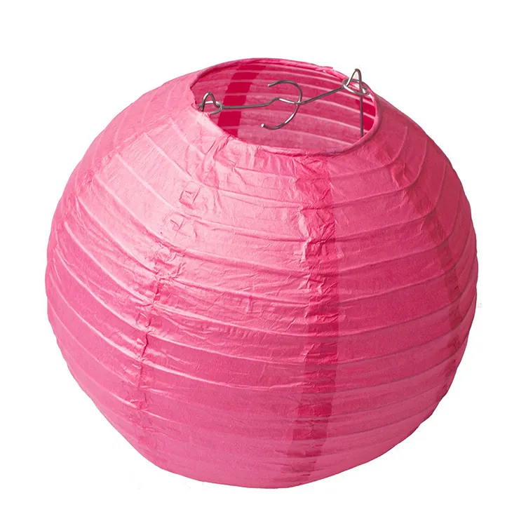 Wholesale Colorful Hanging Round Paper Lantern for Wedding/Party Decoration