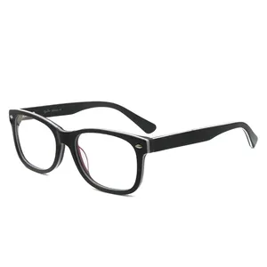 Temizle stok asetat optik gözlük çerçeveleri ucuz fiyat ekonomik çerçeveler optik gözlük çok renkli r mens kare gözlük çerçeveleri