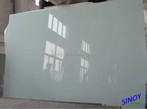 Cree — verre opaque blanc souple de 3 à 6mm, largeur 9010, verre peint, grande feuille pour matériel d'intérieur