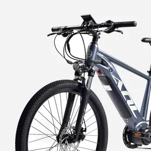 Factory直接供給アルミフレーム36V Hide Lithium Battery Powered 5PAS 10速度27.5インチElectric Mountain Bikeとライト