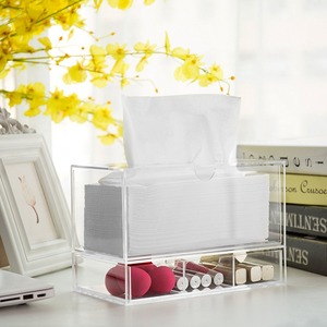 Desk Organizer Rack Tissue Box Acrylic <strong>Drawer</strong> <strong>Storage</strong> Household Factory Modern Clear Acrylic Countertop <strong>Pull</strong> <strong>Out</strong> <strong>Storage</strong> <strong>Drawer</strong> - Product Image 4