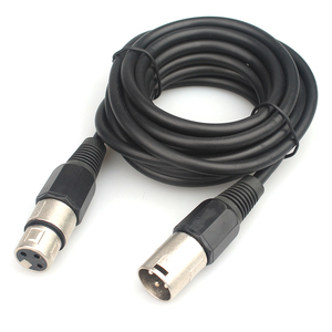 Enchufe <span class=keywords><strong>macho</strong></span> Xlr profesional de 3 P y 3 pines a conector hembra Xlr <span class=keywords><strong>Cable</strong></span> equilibrado de micrófono con <span class=keywords><strong>doble</strong></span> blindaje - Product Image 4