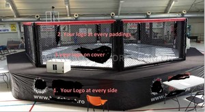 <span class=keywords><strong>Cage</strong></span> <span class=keywords><strong>MMA</strong></span> personnalisée avec <span class=keywords><strong>panneau</strong></span> mural, haute qualité - Product Image 4