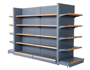 <strong>Cheapest</strong> Factory Price Double Sides Gondola <strong>Shelving</strong> Heavy Duty Good Quality Supermarket Shelf - Product Image 3