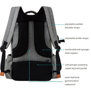 Date Designer Multi-fonction Maman Couche De Bébé <span class=keywords><strong>Sac</strong></span> <span class=keywords><strong>À</strong></span> Dos <span class=keywords><strong>Sac</strong></span> W/<span class=keywords><strong>Poussette</strong></span> Sangles, isolé Poches, Matelas <span class=keywords><strong>à</strong></span> <span class=keywords><strong>langer</strong></span> - Product Image 3
