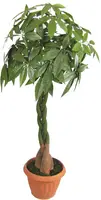 НОВЫЕ Искусственные Цветы/Растения Денежное Дерево Реального Прикосновения Листья