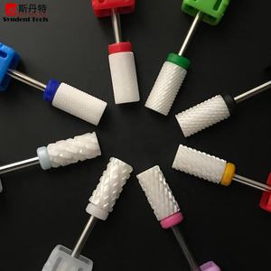 نوعية جيدة الوردي الأبيض السيراميك الاكريليك مسمار لقمة ثقب الأزيز الأسنان باديكير العناية بالأقدام استخدام مجموعة كيت - Product Image 4