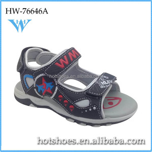El último chico tobillo PU <span class=keywords><strong>sandalias</strong></span> peep-toe velcro adolescente sandalia - Product Image 2