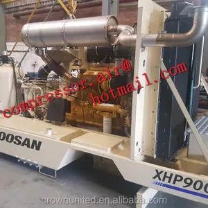 XHP900, SKID MOUNTED TYPE SCREW AIR COMPRESSOR, DRILLING RIG COMPRESSOR, WATER WELL