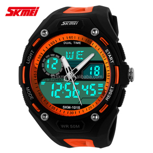Deporte analógico Digital <span class=keywords><strong>relojes</strong></span> Dual Cores zonas de tiempo Digital Rubber Band - Product Image 1