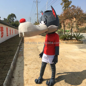 Costume da Mascotte <span class=keywords><strong>Divertente</strong></span> di Grande Lupo Cartoon di Funtoys - Product Image 3