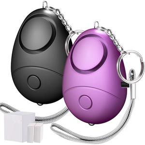 Alarme personnelle <span class=keywords><strong>Safesound</strong></span> 140 dB avec logo OEM, meilleure vente 2026, porte-clés avec lumière LED pour femme/personne âgée - Product Image 1