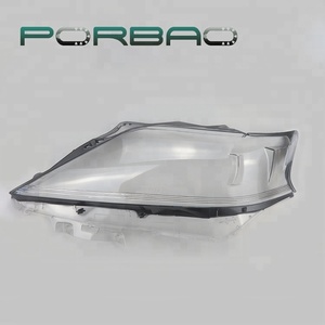 PORBAO Accessoires De Voiture Nouveau Style Bordure Noire En Plastique Transparent Verre <span class=keywords><strong>Phare</strong></span> Lentille Couverture pour RX350/RX270 2013-2015 Année - Product Image 6