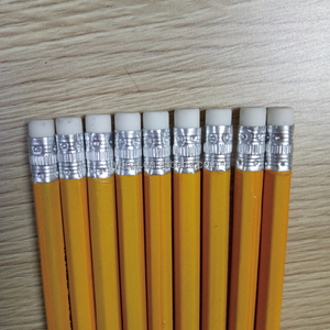 Lápiz Hexagonal Amarillo HB con Borrador, Número de Paquete OEM <span class=keywords><strong>2</strong></span>, Lápiz con Borrador - Product Image 1