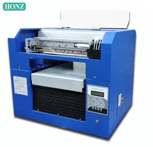 Good quality Small size 8 color economic digital flatbed DTG t shirt printer