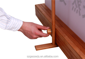 Biểu Ngữ Đứng Ngang Cuộn <span class=keywords><strong>L</strong></span>ên Bằng Gỗ Biểu Ngữ Đứng Tre 80*200 Cm Có In - Product Image 5