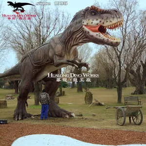 יורה רובוט דינוזאור Animatronic גדול T-rex משחקים ציוד