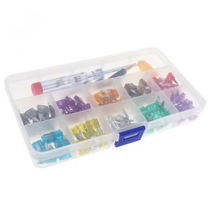 100 Chiếc Cầu Chì Ô Tô Tiêu Chuẩn Trung Bình 2A 3A 5A 7.5A 10A 15A 20A 25A 30A 40A + Clip Amp Với Hộp Nhựa Assortment Auto Blade Fuse SUV - Product Image 4