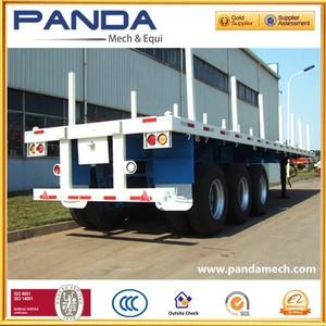Panda 3 ejes forestal remolque 40ton <span class=keywords><strong>registro</strong></span> semi remolque de madera semirremolque para transporte gratuito - Product Image 5