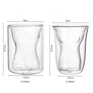 Wholesale Creative Female Body Shape <strong>Beer</strong> <strong>Stein</strong> Handmade Transparent Modern Borosilicate <strong>Glass</strong> Creative and Unique - Product Image 6