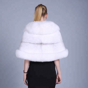 OEM diseño viento del invierno abrigo <span class=keywords><strong>de</strong></span> piel <span class=keywords><strong>de</strong></span> visón del Cabo con piel <span class=keywords><strong>de</strong></span> zorro recorte - Product Image 6