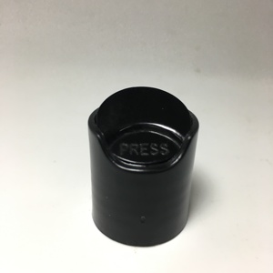 Tappo a Pressione in PP Nero e Bianco da 18mm 20mm 24mm, Coperchio Flip-Top per Confezioni Cosmetiche - Product Image 4