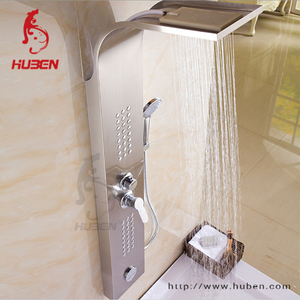 Système de salle de bains de pluie à LED Panneau de <span class=keywords><strong>douche</strong></span> Cascade <span class=keywords><strong>Spa</strong></span> Jets Panneau mural de <span class=keywords><strong>douche</strong></span> intelligent Panneau de <span class=keywords><strong>douche</strong></span> <span class=keywords><strong>Colonne</strong></span> Tours Acier inoxydable 304 - Product Image 6