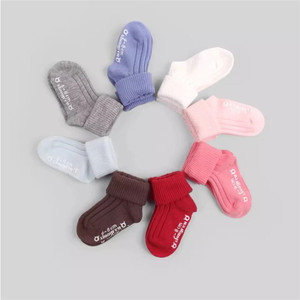 Venta caliente de algodón de punto <span class=keywords><strong>calcetines</strong></span> de bebé PARA NIÑOS <span class=keywords><strong>Calcetines</strong></span> <span class=keywords><strong>antideslizantes</strong></span> - Product Image 2