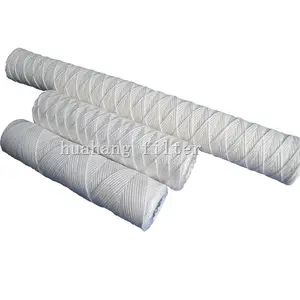 Trầm Tích Polypropylene Sợi Pp Chuỗi Vết Thương Nước Hộp Mực Lọc 5 Micron 10 20 40 Inch