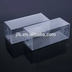 Caja de plástico transparente rectangular delgada de embalaje personalizado