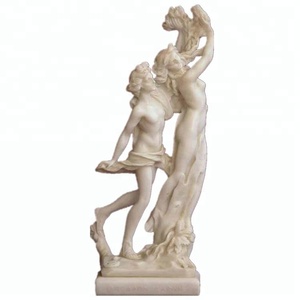 Decoraciones al aire libre de tamaño real Esculturas romanas de Apolo y <span class=keywords><strong>Daphne</strong></span> de mármol blanco Garantía de 1 año - Product Image 5