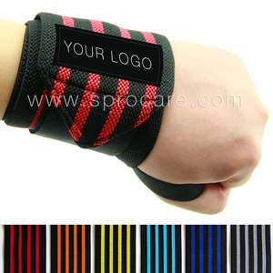 Impacchi da polso per sollevamento pesi, allenamenti, tutore da polso, supporti da polso da 18 "con Loop <span class=keywords><strong>Thump</strong></span> - Product Image 2