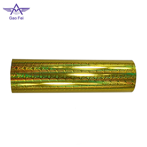 Hoja de plástico <span class=keywords><strong>espiral</strong></span> recubierto holográfico metalizado película - Product Image 5
