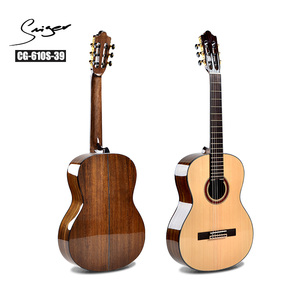 <span class=keywords><strong>Guitarra</strong></span> Clásica de Madera Maciza <span class=keywords><strong>para</strong></span> <span class=keywords><strong>Zurdos</strong></span> Hecha a Mano - Product Image 1