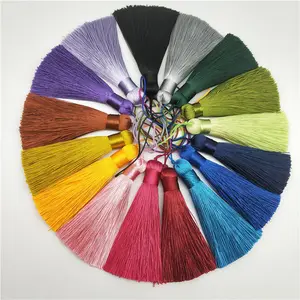 Vente en gros plus de couleurs 8CM bricolage couture robe dentelle gland frange garnitures coupe tissu pour décoration