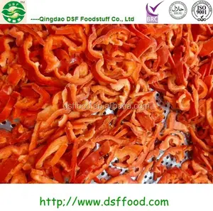 Supply BRC Certified IQF Frozen Vegetable Red Pepper Dice Slice Strip Whole Puree Good Quality