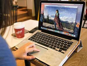 Casing Komputer Kulit Laptop, Penutup Belakang Kulit Laptop Cangkang Keras - Product Image 2