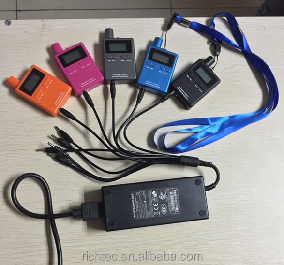 Son clair Professionnel Radio Hf Émetteur-Récepteur Sans Fil Tour Guide Système